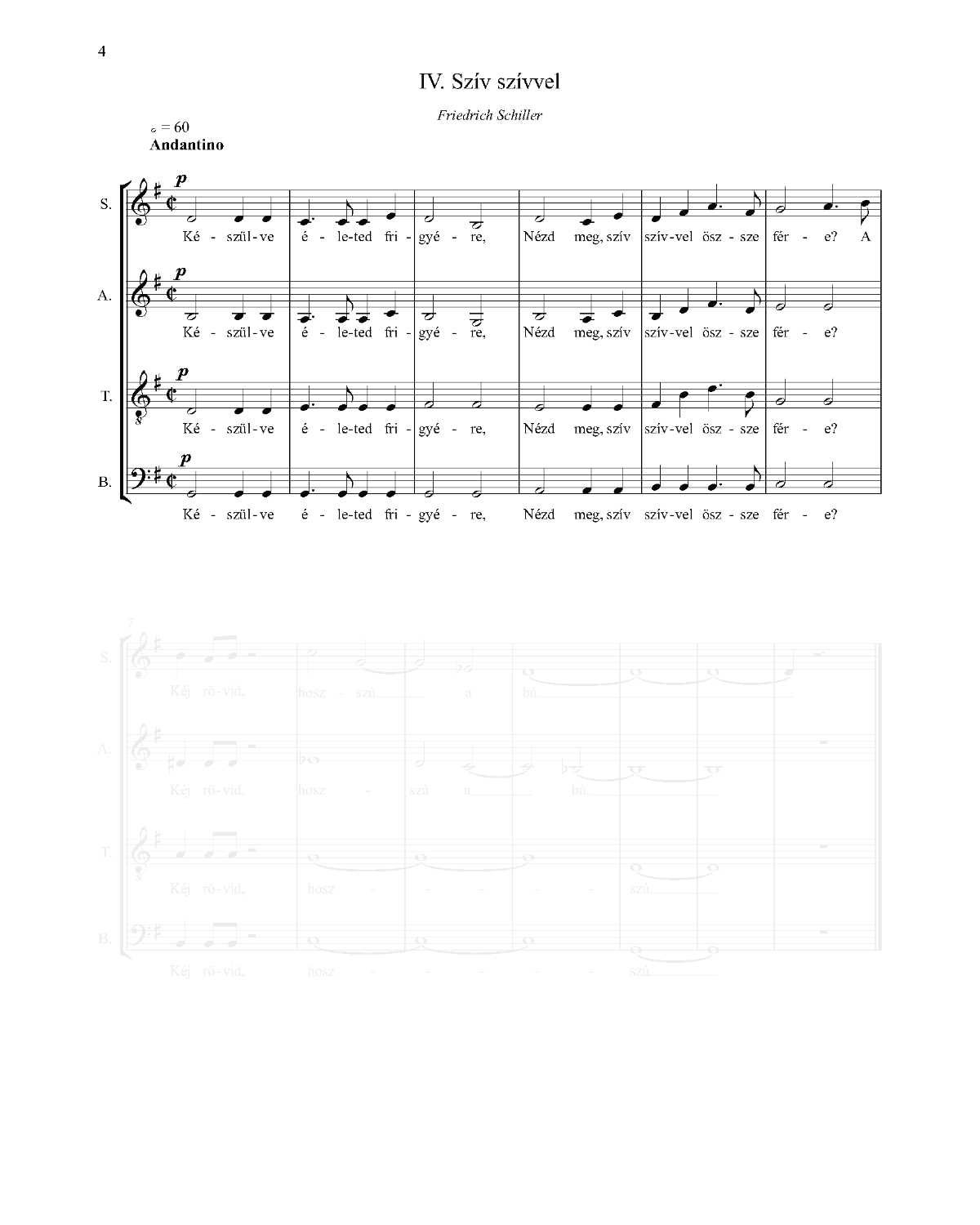 Ilona Dobszay-Meskó: Ásó, Kapa, Nagyharang (SATB)