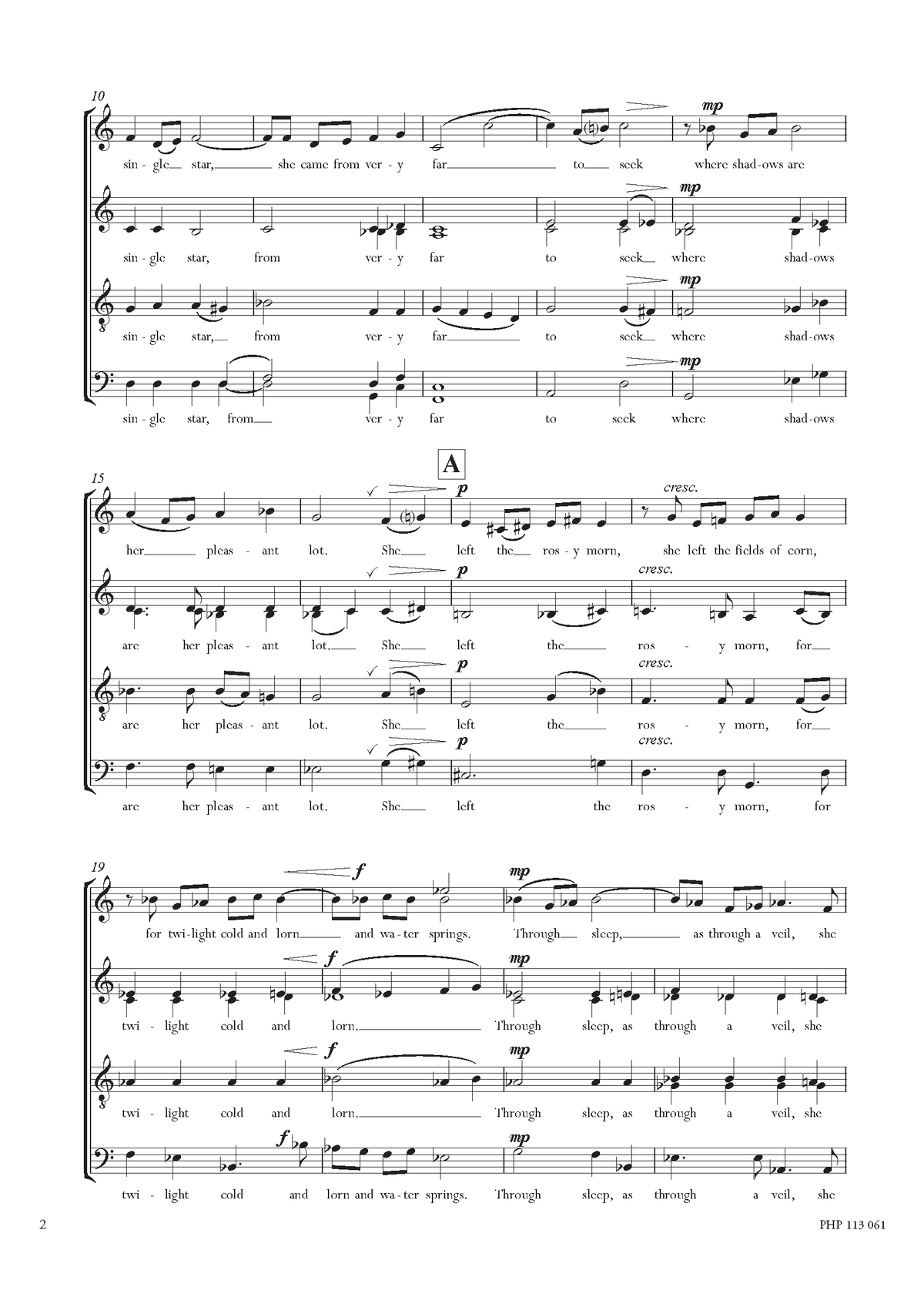 Ivo Antognini: Dream Land (SATB)