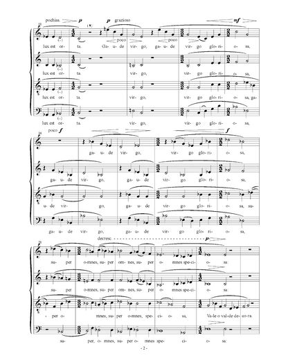 György Orbán: Ave Regina (SATB)