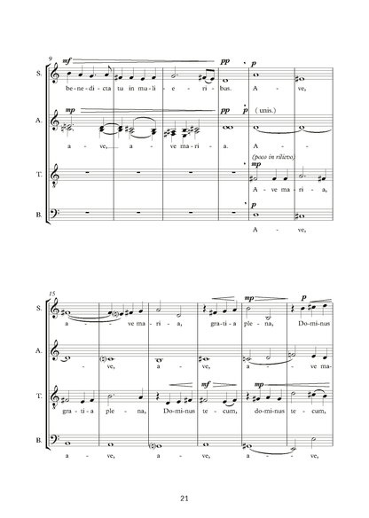 Miklós Csemiczky: Mixed Choirs (SATB)