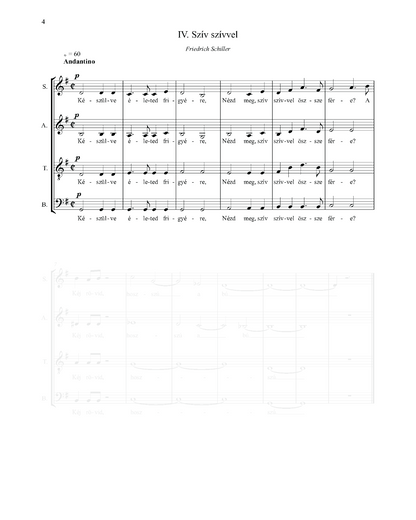 Ilona Dobszay-Meskó: Ásó, Kapa, Nagyharang (SATB)