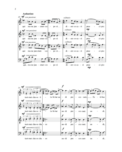 Ilona Dobszay-Meskó: Choral (SATB)