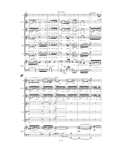 György Orbán: Mettimi (SMsATBB, piano)