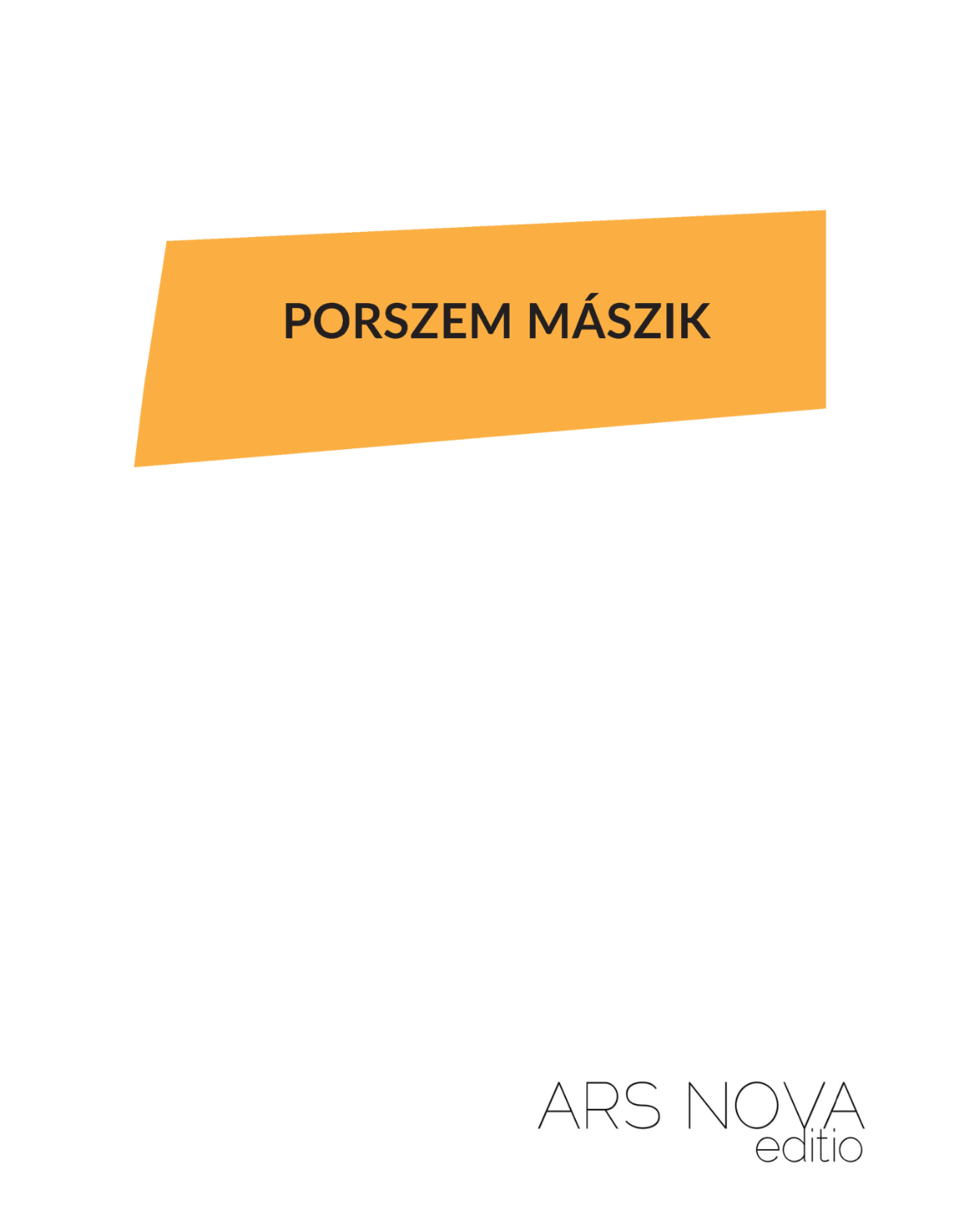 György Orbán: Medáliák könyve (SATB)