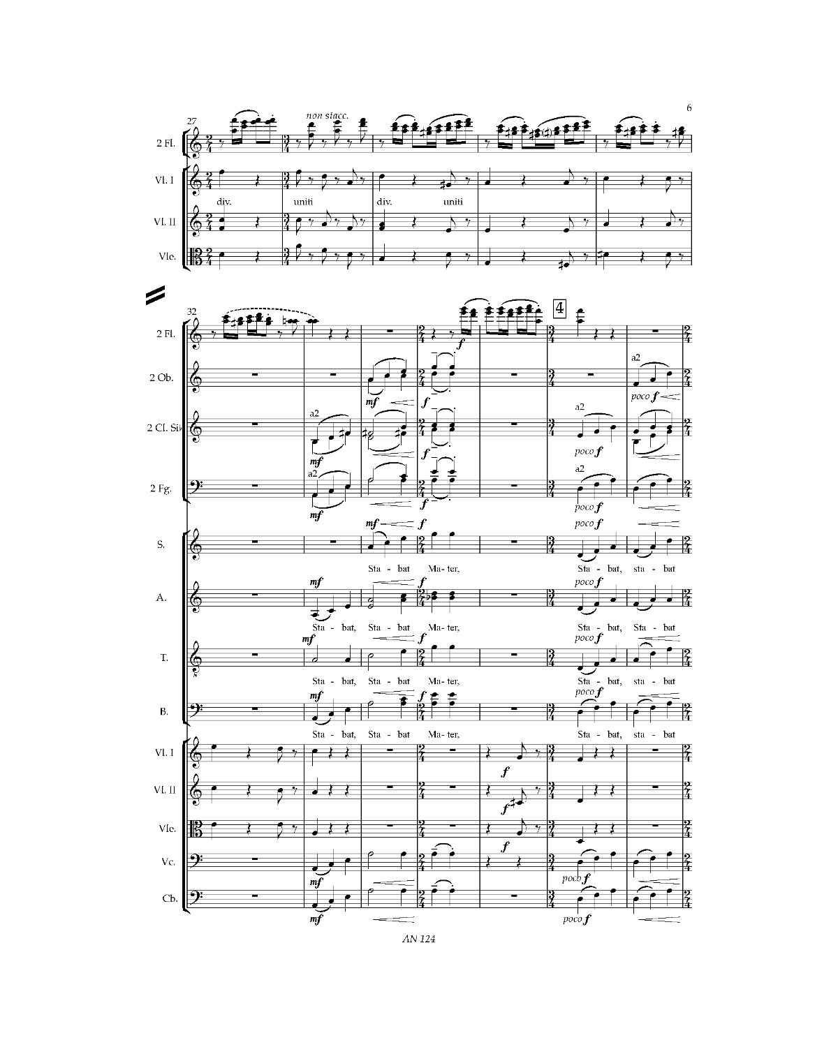 György Orbán: Stabat Mater in D - Score and instrumental parts