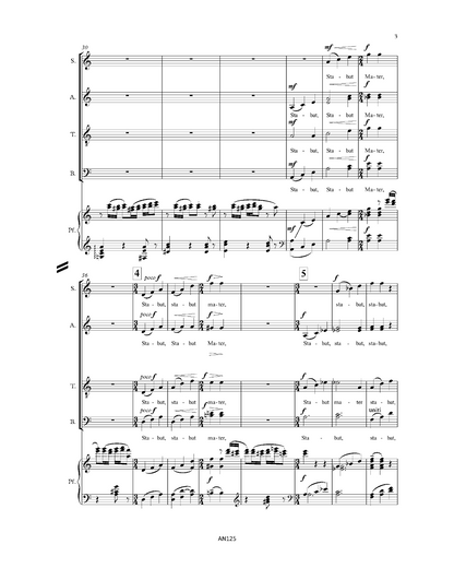 György Orbán: Stabat Mater in D - Vocal score (SATB)