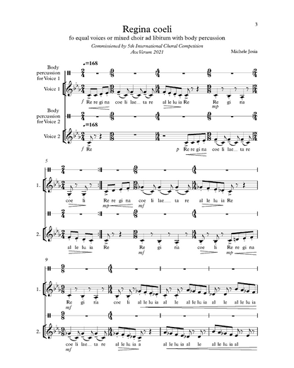 Michele Josia: Regina Coeli
