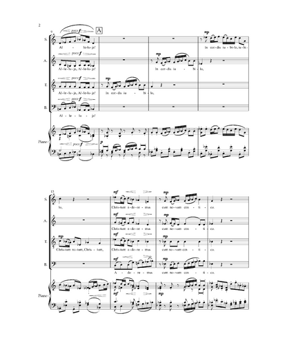György Orbán: Puer Natus (SATB, piano)