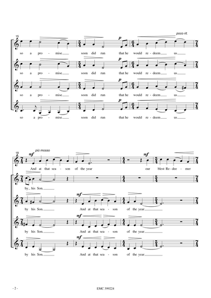 József Karai: The Truth from Above (SSA, piano)