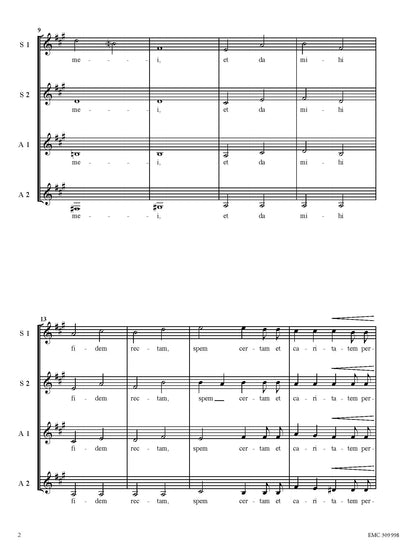 Aurelio Porfiri: Summe, Gloriose Deus (SSA)