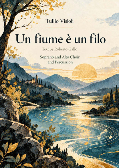Tullio Visioli: Un fiume è un filo (SA, zongora, cajon)