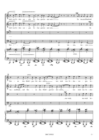 József Karai: A gondolás (TTBB, zongora)