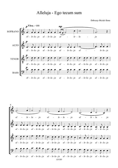 Ilona Dobszay-Meskó: Alleluja (SATB)
