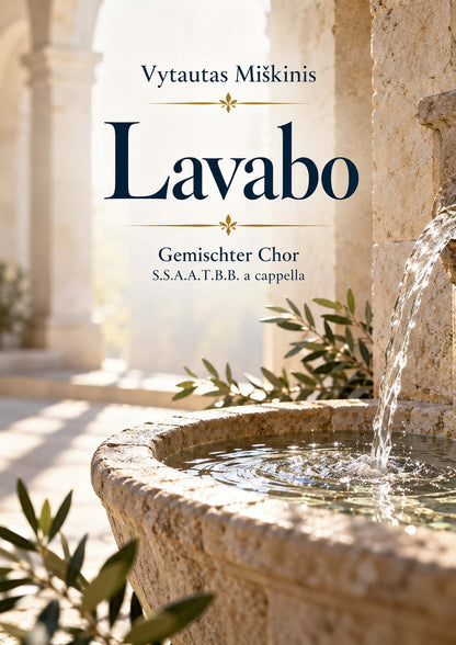 Vytautas Miškinis: Lavabo (SSAATBB)