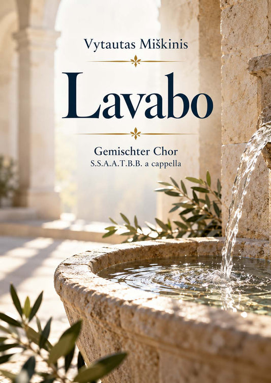Vytautas Miškinis: Lavabo (SSAATBB)