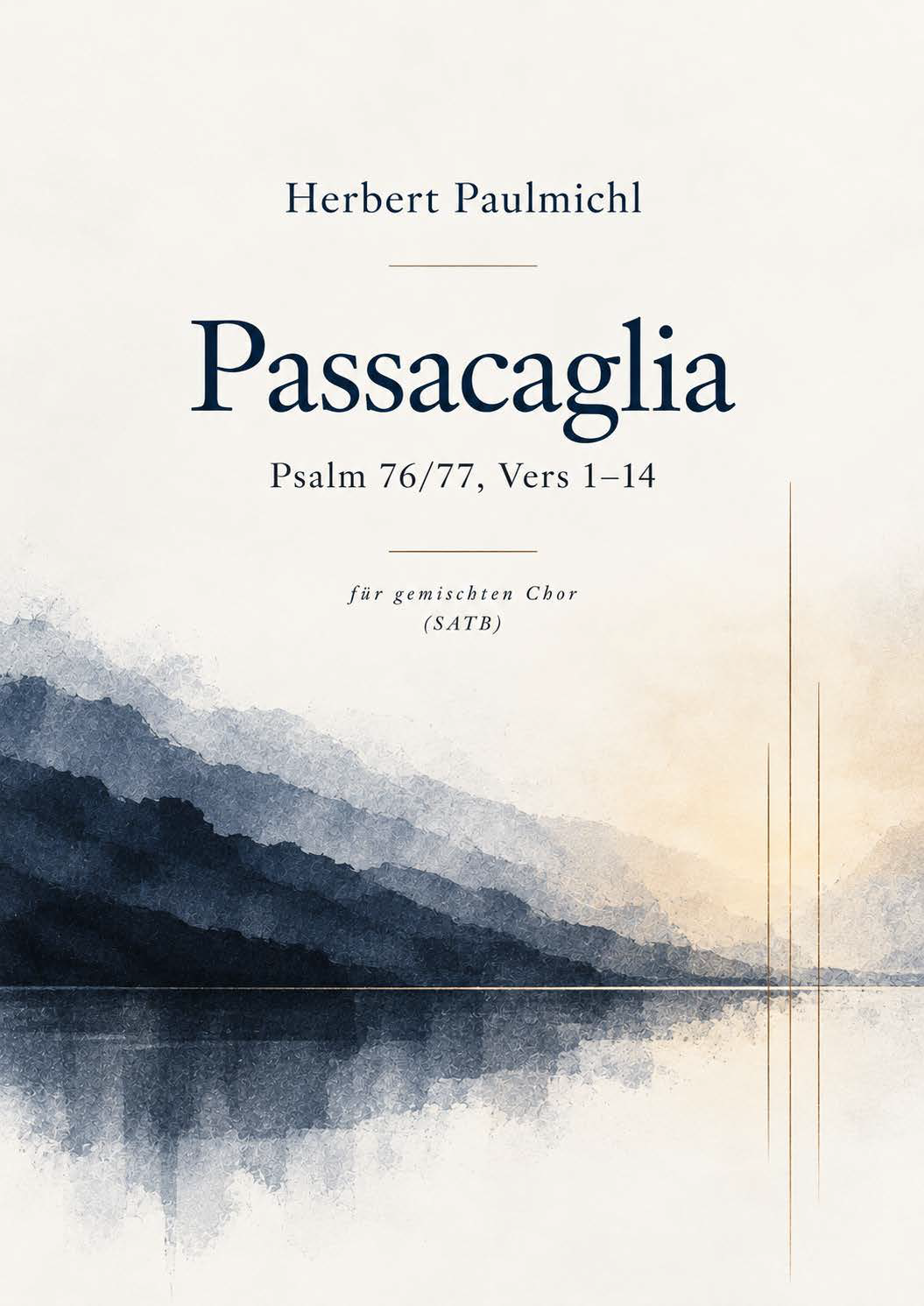 Herbert Paulmichl: Passacaglia (SATB)
