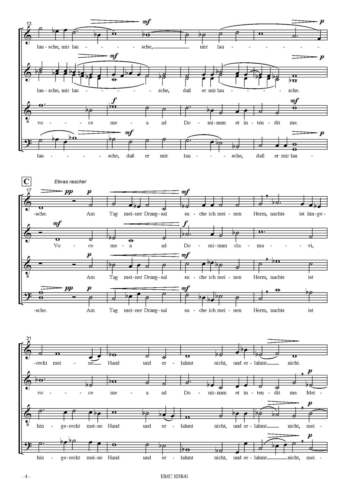 Herbert Paulmichl: Passacaglia (SATB)
