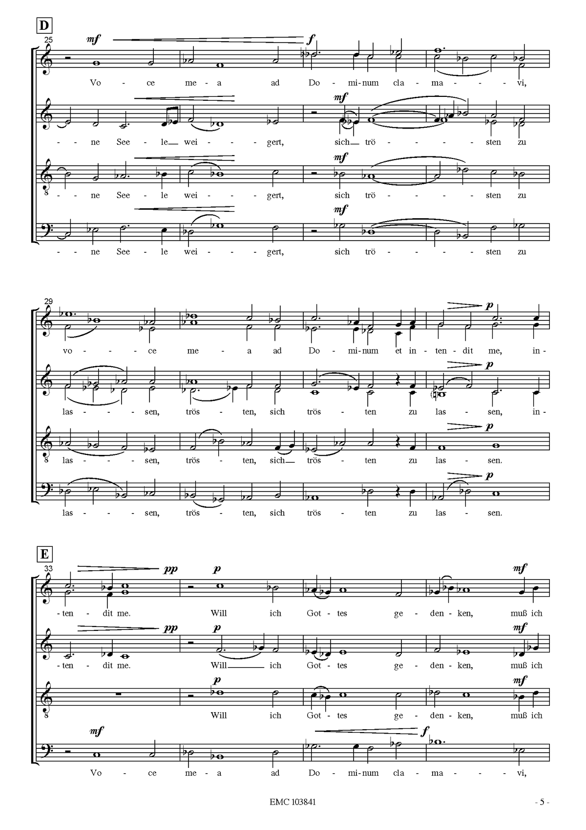 Herbert Paulmichl: Passacaglia (SATB)