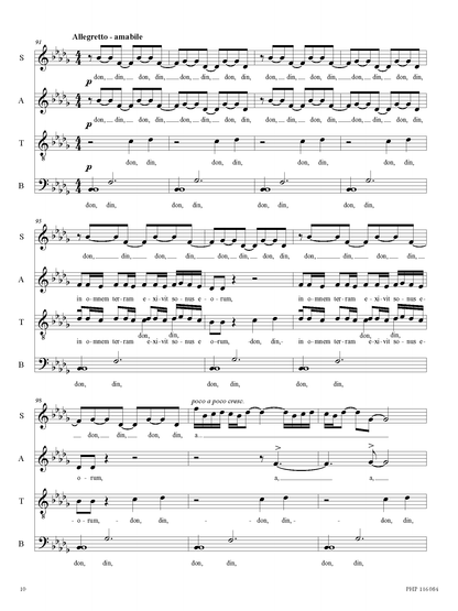 Piotr Jańczak: Caeli enarrant gloriam Dei (SATB)