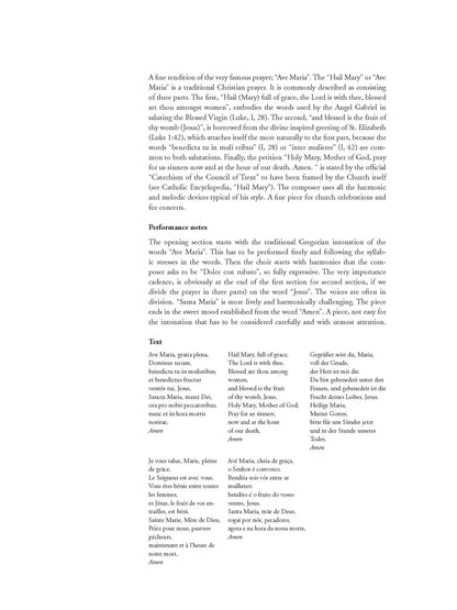 Colin Mawby: Ave Maria (SATB)