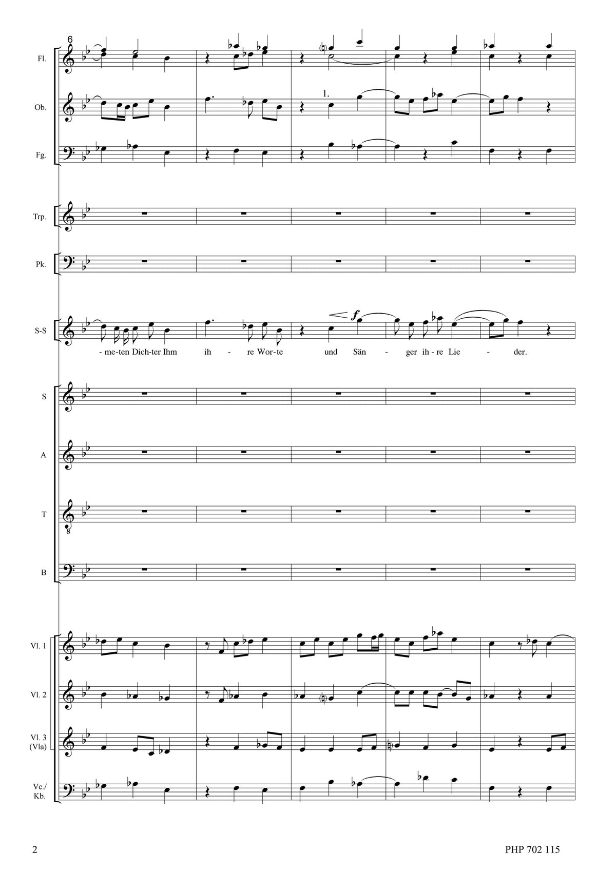 Herbert Paulmichl: Der Sonnengesang (SATB, soprano solo, orchestra)