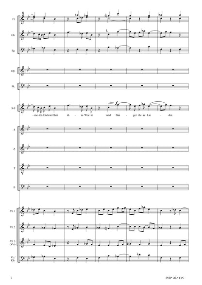 Herbert Paulmichl: Der Sonnengesang (SATB, soprano solo, orchestra)