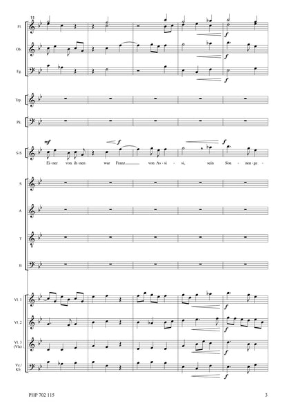 Herbert Paulmichl: Der Sonnengesang (SATB, soprano solo, orchestra)