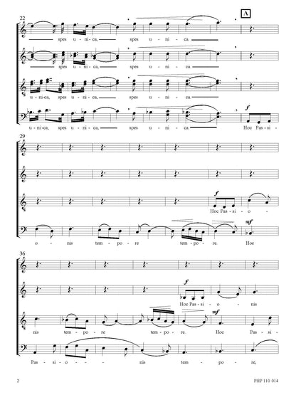 Alberto Balzanelli: O crux ave, spes unica (SATB)
