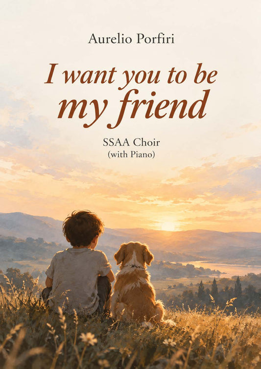 Aurelio Porfiri: I Want You to Be My Friend (SSAA, zongora)