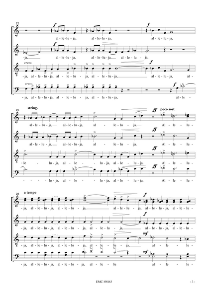 Karai József: Alleluia (SATB)