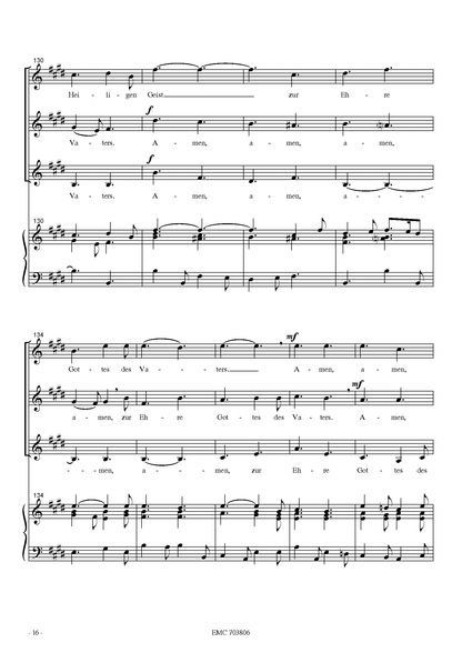 Herbert Paulmichl: Missa brevis (SATB, orgona)