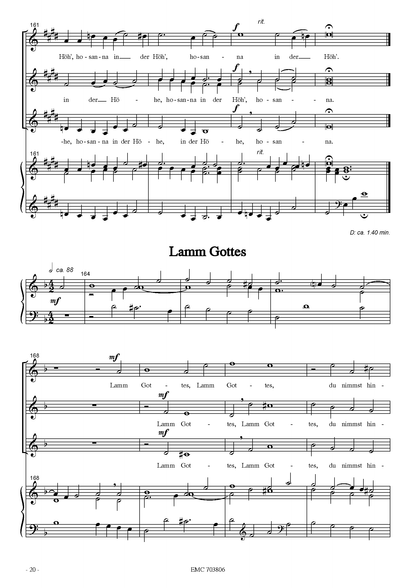 Herbert Paulmichl: Missa brevis (SATB, orgona)