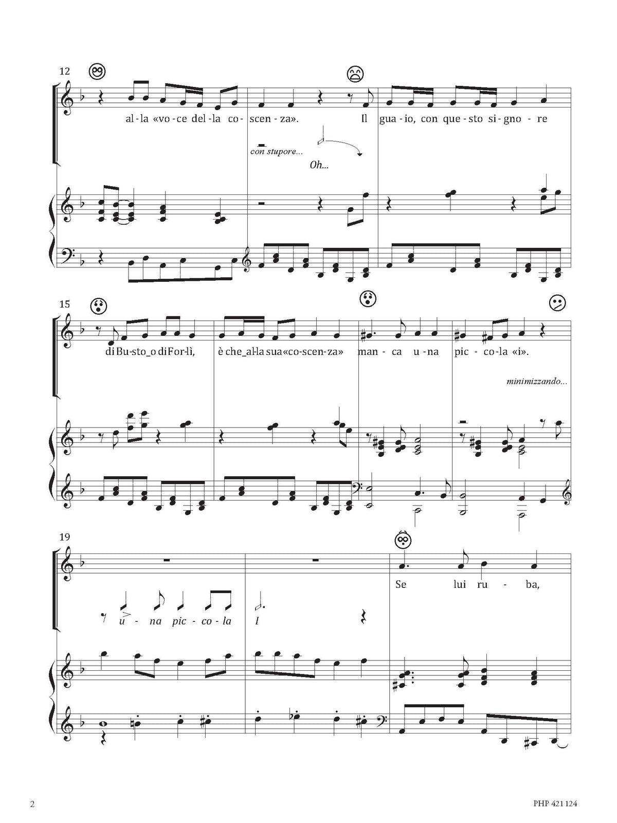 Tullio Visioli: La voce della - coscenza (SA, zongora)