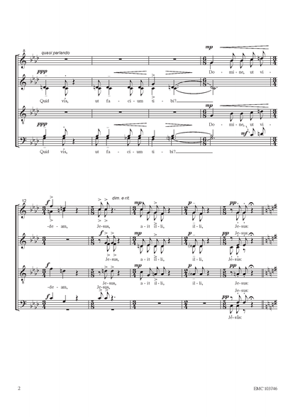 Vytautas Miškinis: Stans autem Jesus (SATB)