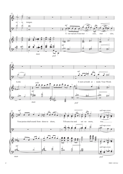 Colin Mawby: From all that Dwell below the Skies (SATB, orgona)