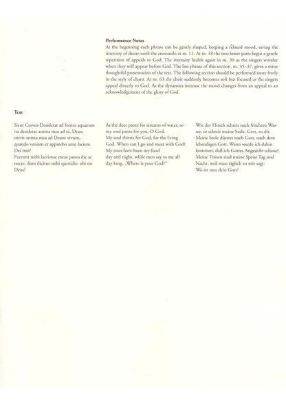 Nancy Telfer: Sicut Cervus Desiderat (SSA)