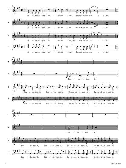 Ivan Yohan: Gloria (SATB)