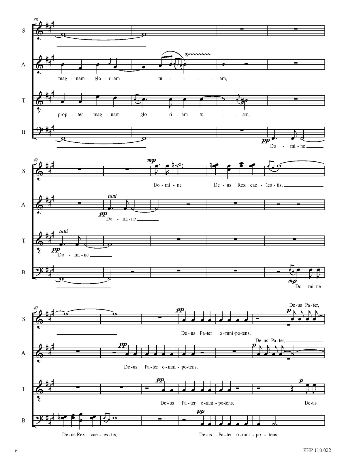 Ivan Yohan: Gloria (SATB)