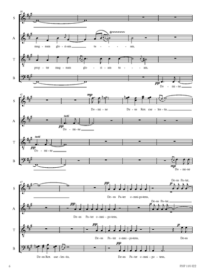 Ivan Yohan: Gloria (SATB)