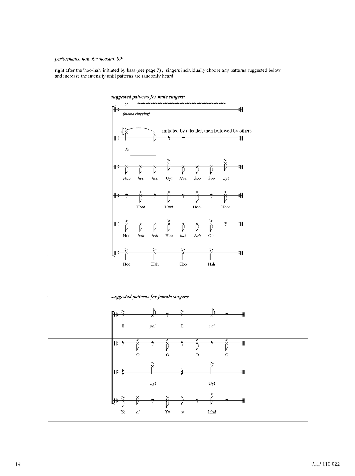 Ivan Yohan: Gloria (SATB)