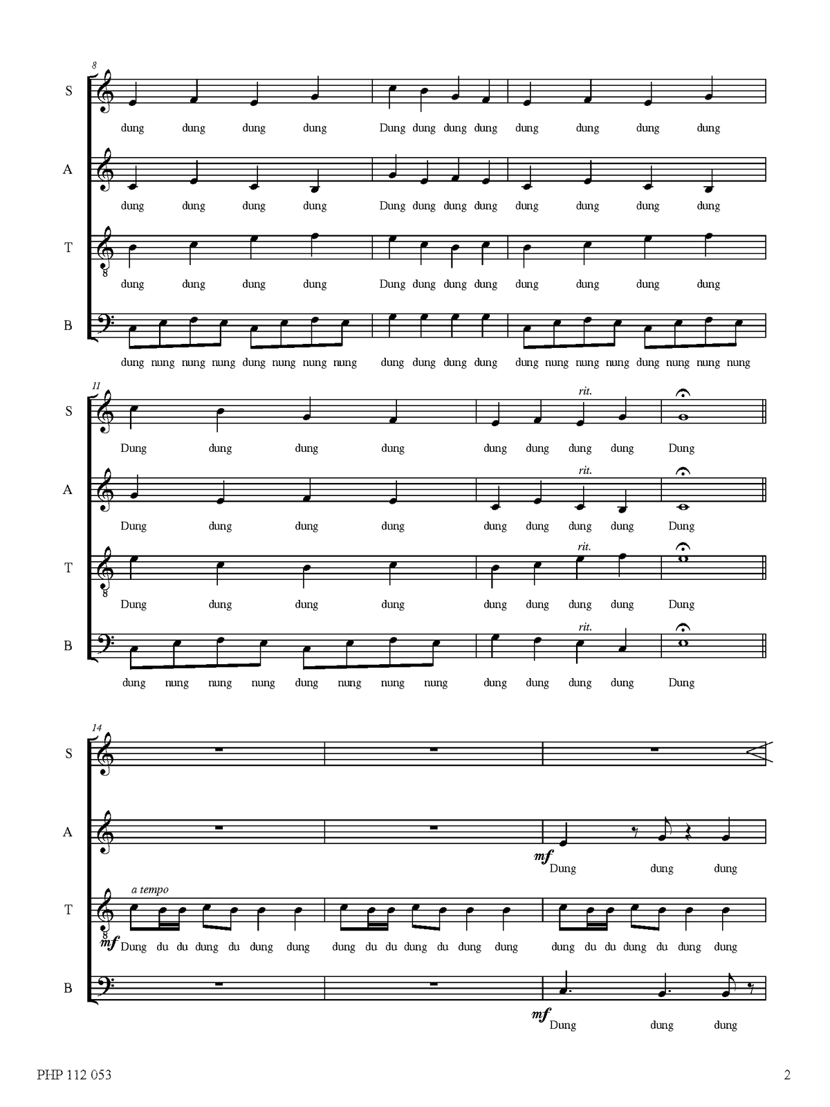 Ivan Yohan: Pentaton Hallelujah (SATB)