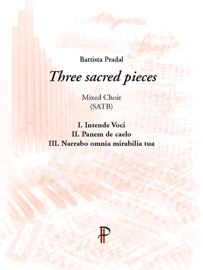 Battista Pradal: Three Sacred Pieces (SATB)