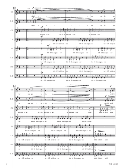 Eddy Serafini – Tutti li miei penser parlan d’Amore (SATB)