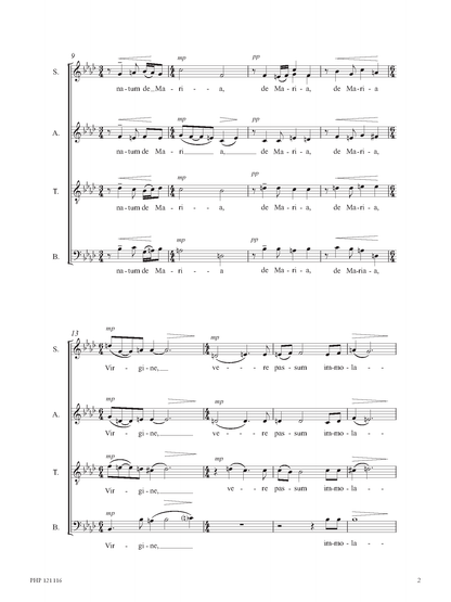 Albrecht Haaf: Ave verum corpus (SATB)