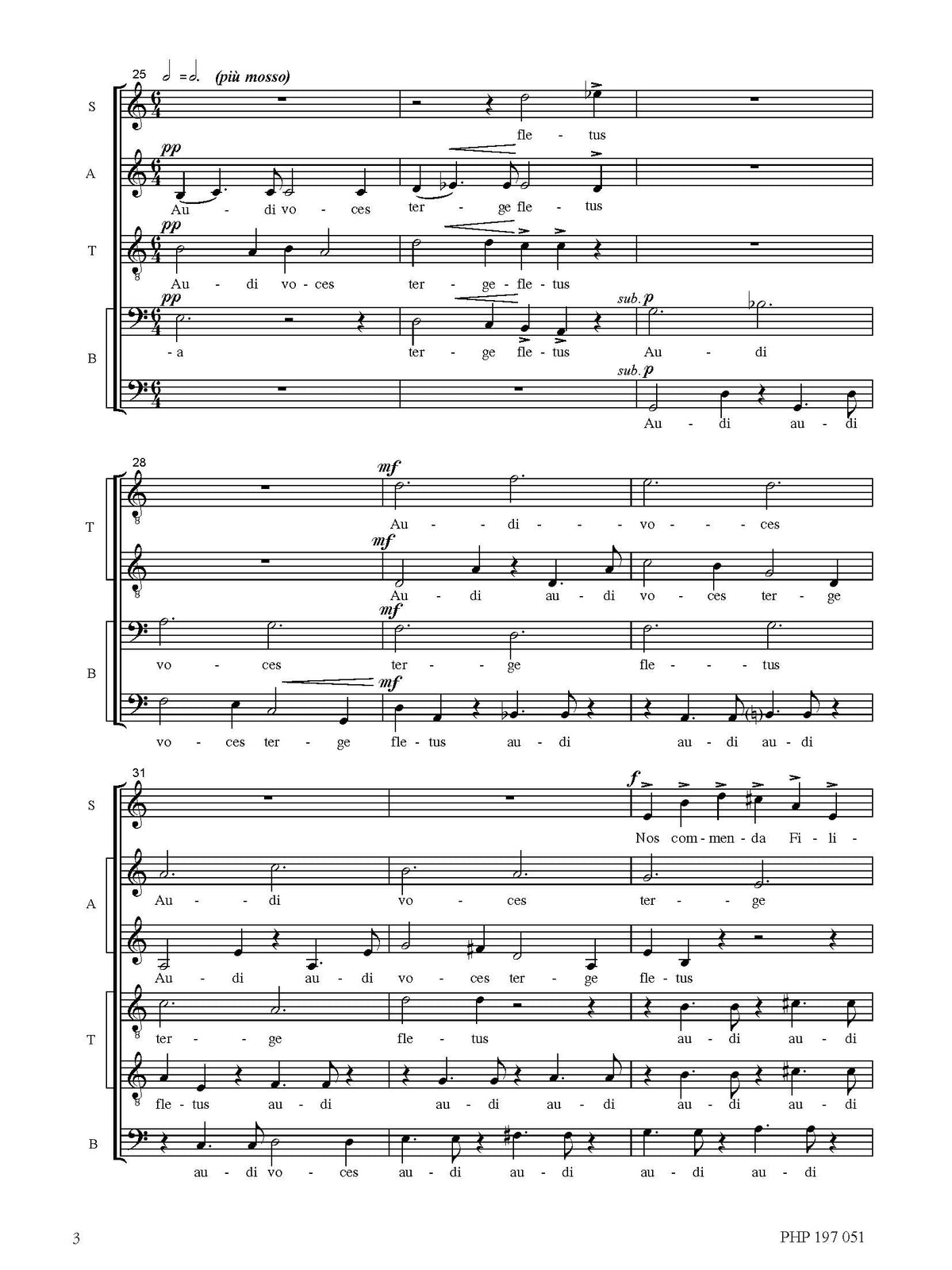 János Vajda: Three Songs of our Lady (SATB)