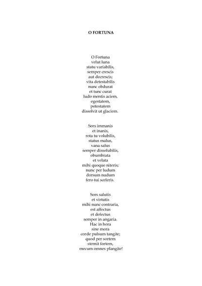 Ivo Antognini: O Fortuna (TTBB)