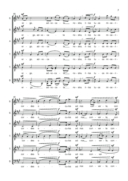 Ivo Antognini: Salve Regina (SSATTB)