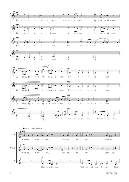 János Vajda – Missa in D (SSSAA)