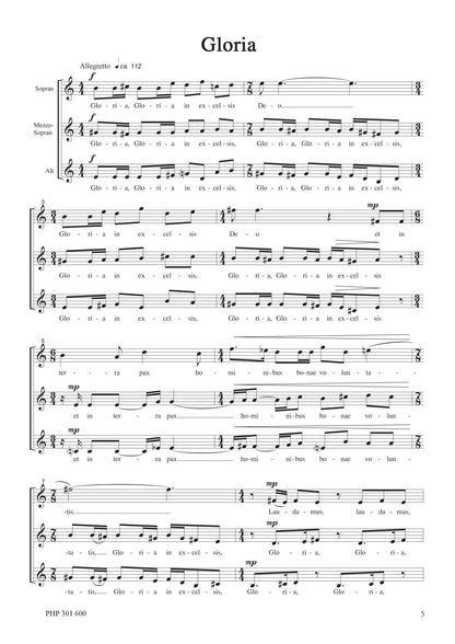 János Vajda – Missa in D (SSSAA)