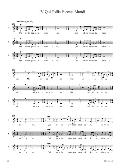 Nancy Telfer: Gloria (SSA)